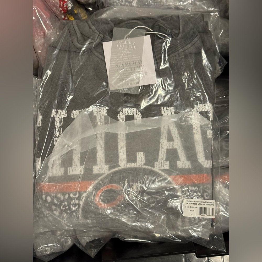 NEW - Gameday Couture Chicago Bears oversized sweatshirt - Picture 6 of 6